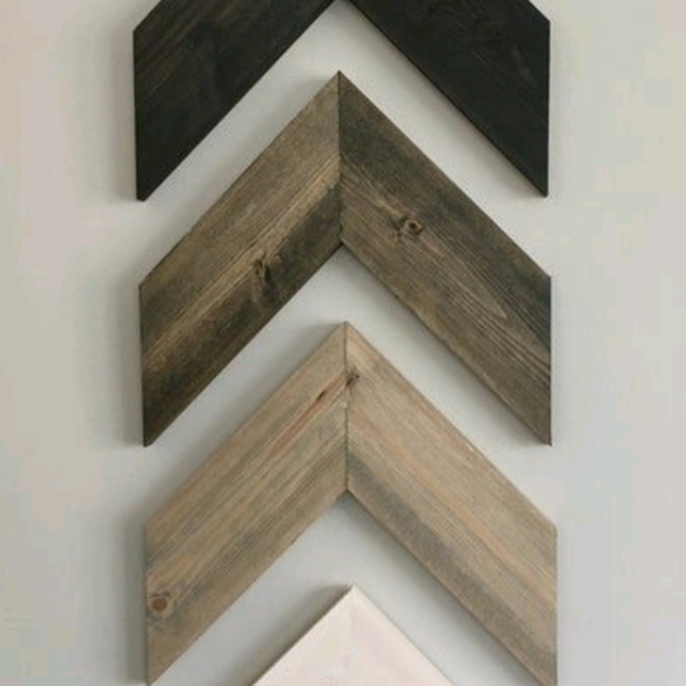 Chevron Wall Hanging Wall Art Decor Reclaimed Wood